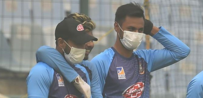 بھارت میں فضائی آلودگی : دو بنگلہ دیشی کھلاڑی بیمار پڑگئے