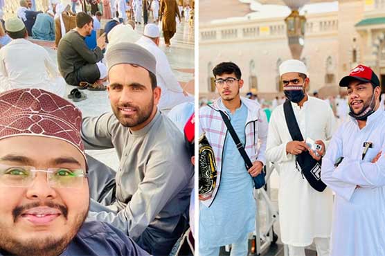 بابراعظم اور فخر زمان عمرے کیلئے سعودی عرب پہنچ گئے