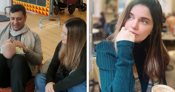 (ن) لیگ کے اکاؤنٹ سے بیٹی کی تصویر پوسٹ ہونے پر ارمینا کے شوہر پھٹ پڑے